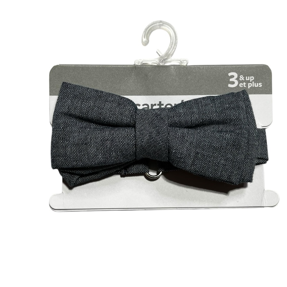 Carter's Charcoal Kids Bow‎ Tie